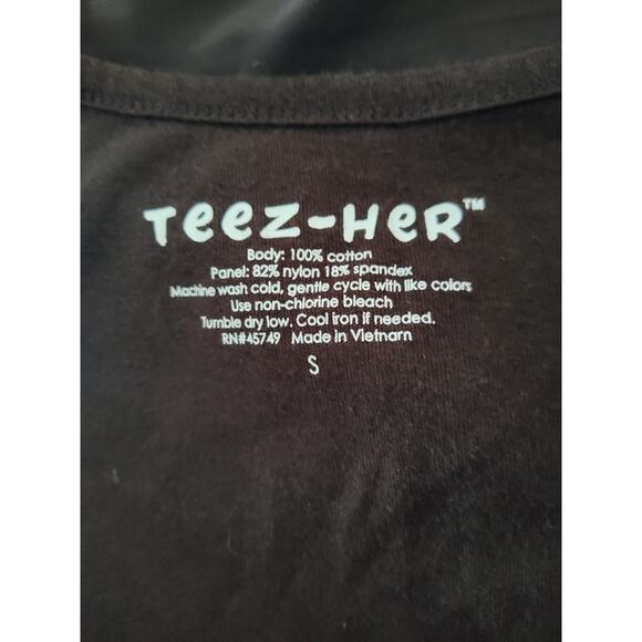 Teez-Her tummy control tank top panel black small - Picture 3 of 7
